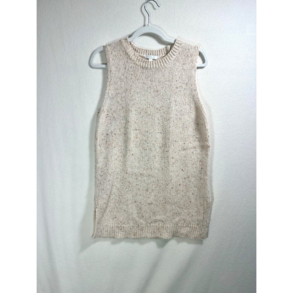 ABOUND Preppy Medium Cream Sweater Vest